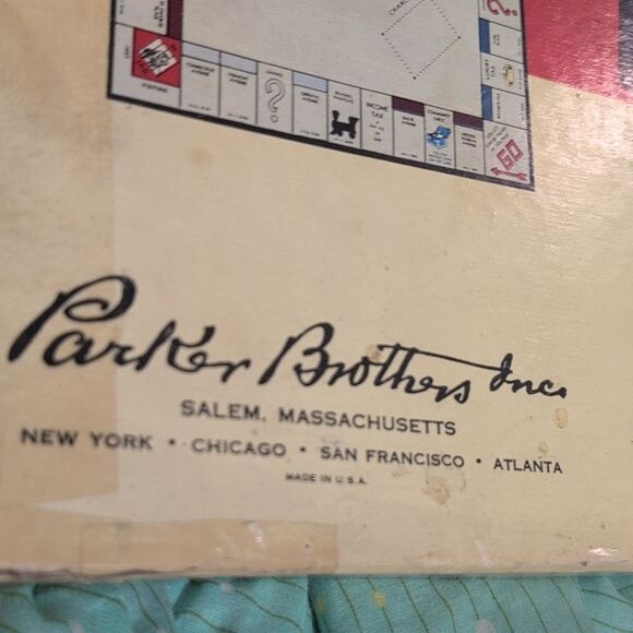 Vintage 1950's version of Parker Brother’s Monopoly game Antique - Picture 7 of 15